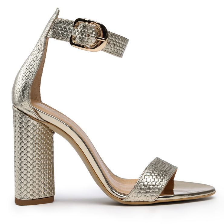 Sandały 876 - Złota Plecionka