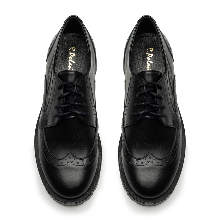 Oxfordy R.Polański 1627 - Czarny Lico