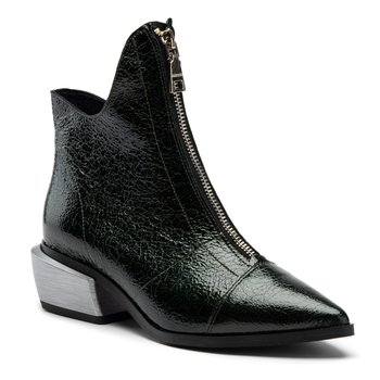 Botki R.Polański 1575 - Ciemny Zielony Naplak