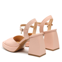Sandały R.Polański 1506 - Różowy Polina 585 Lico