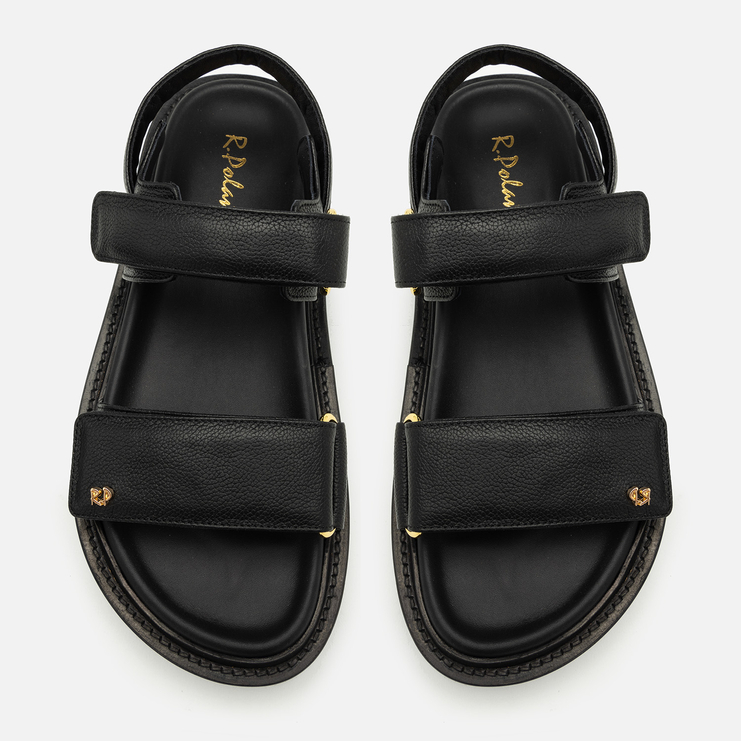 Sandały R.Polański 2129 - Czarny