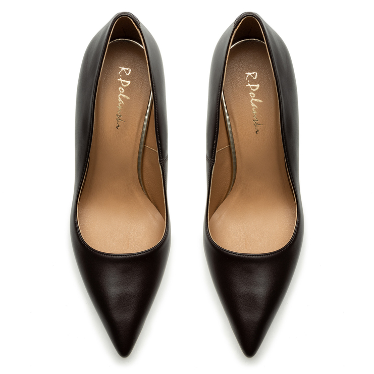 Czółenka R.Polański 1809 - Brązowy Lico