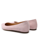Baleriny 727 - Różowy Zamsz