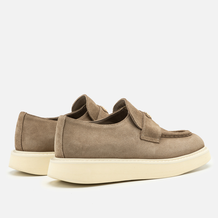 Mokasyny R.Polański 2134 - Taupe Zamsz