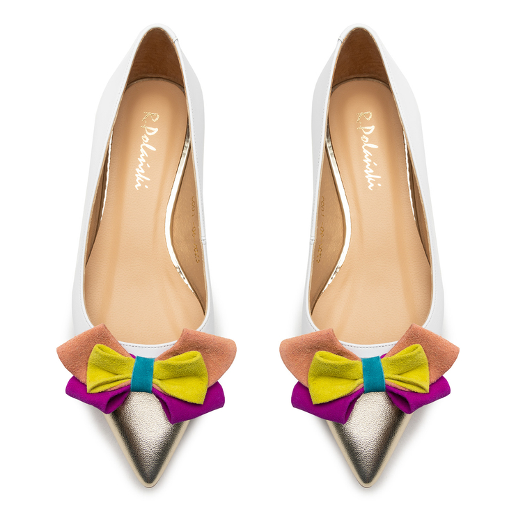 Baleriny R.Polański 1008 - Biały Lico/Kolorowy