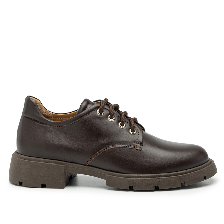 Oxfordy R.Polański 2078 - Brązowy Lico