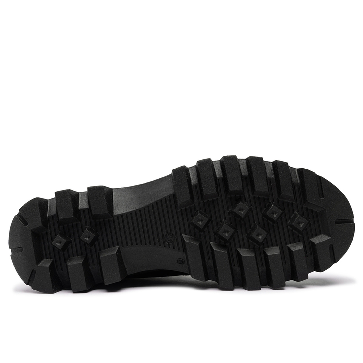 Trapery R.Polański 1207 - Czarny Nubuk/Czarny Lakier