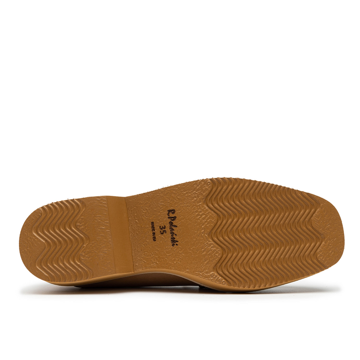 Mokasyny R.Polański 1652/B - Camel Nubuk