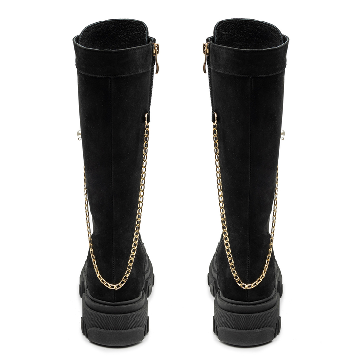 Kozaki R.Polański 1248 - Czarny Nubuk