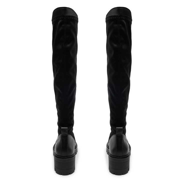 Kozaki R.Polański 1407 - Czarny Lico/Czarny Zamsz