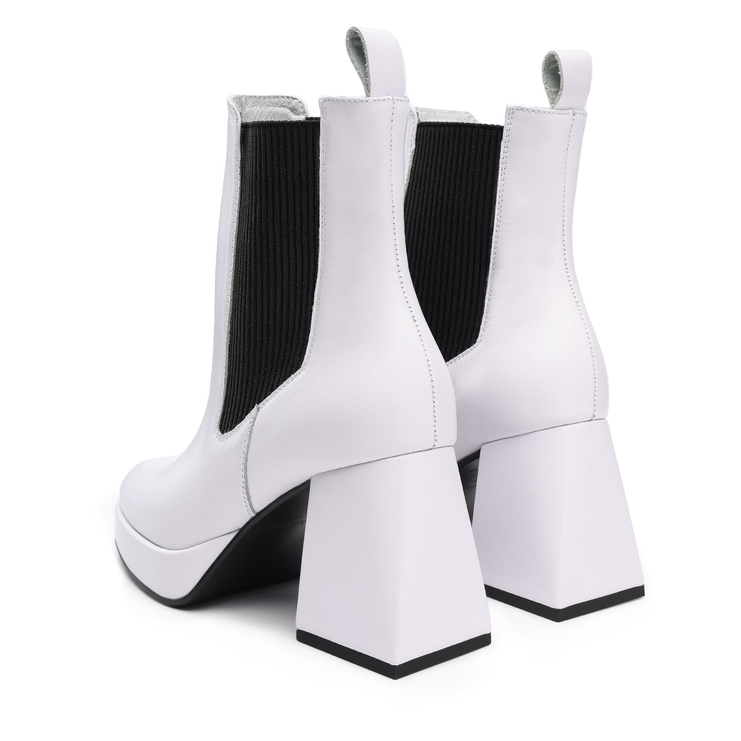 Botki 1353 - Biały Lico