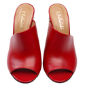 Klapki 936 - Czerwony Lico