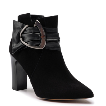 Botki R.Polański 1169 - Czarny Zamsz