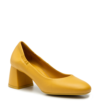 Czółenka R.Polański 2051 - Mustard Lico