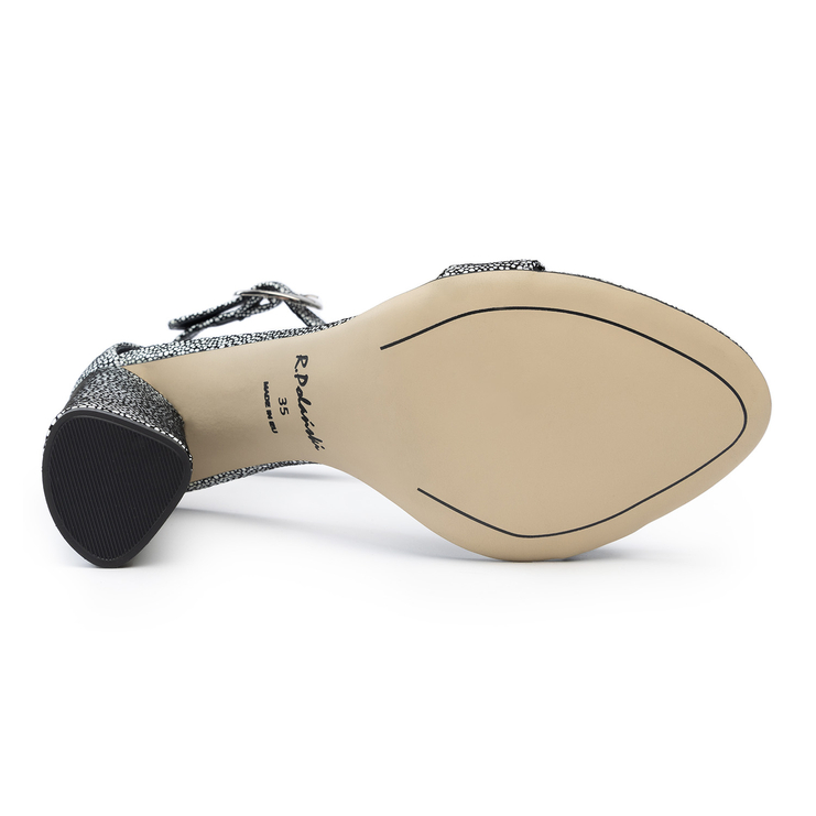 Sandały 876 - Biało/Czarny