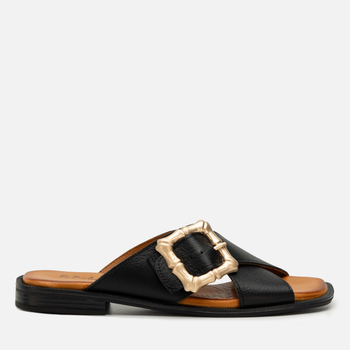 Klapki R.Polański 2152 - Czarny Lico