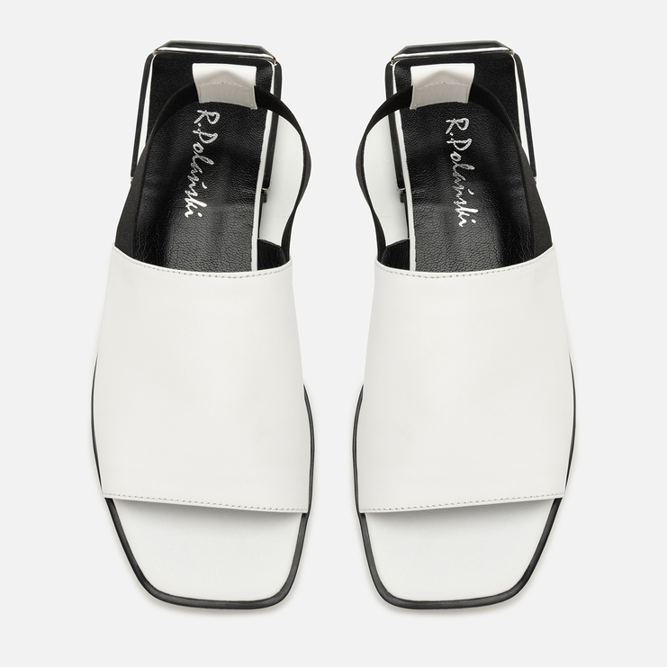 Sandały R.Polański 2165 - Biały Lico