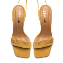 Sandały R.Polański 1324 - Yellow Zamsz