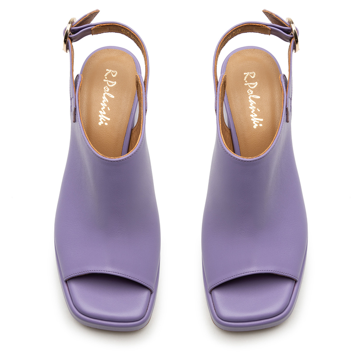 Sandały R.Polański 1496 - Fioletowy Polina 288 Lico