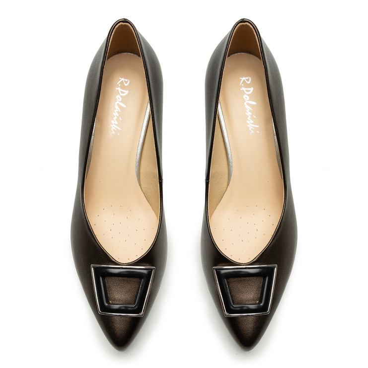 Czółenka R.Polański 1953 - Brązowy