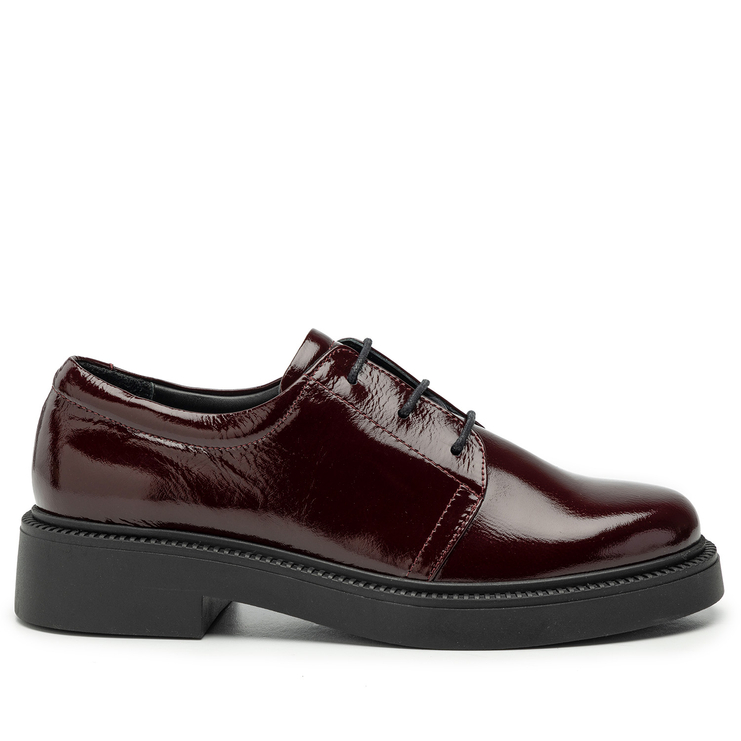 Półbuty R.Polański 2092 - Bordowy Naplak