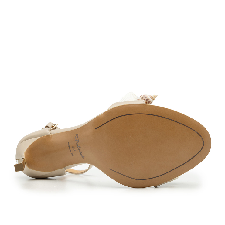 Sandały R.Polański 1649 - Beżowy Lico