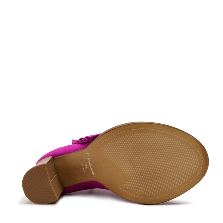 Botki R.Polański 1413 - Fuksja Zamsz