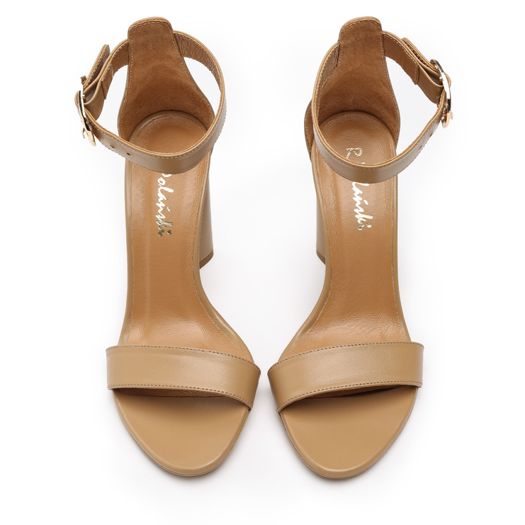 Sandały 876 - Camel Lico