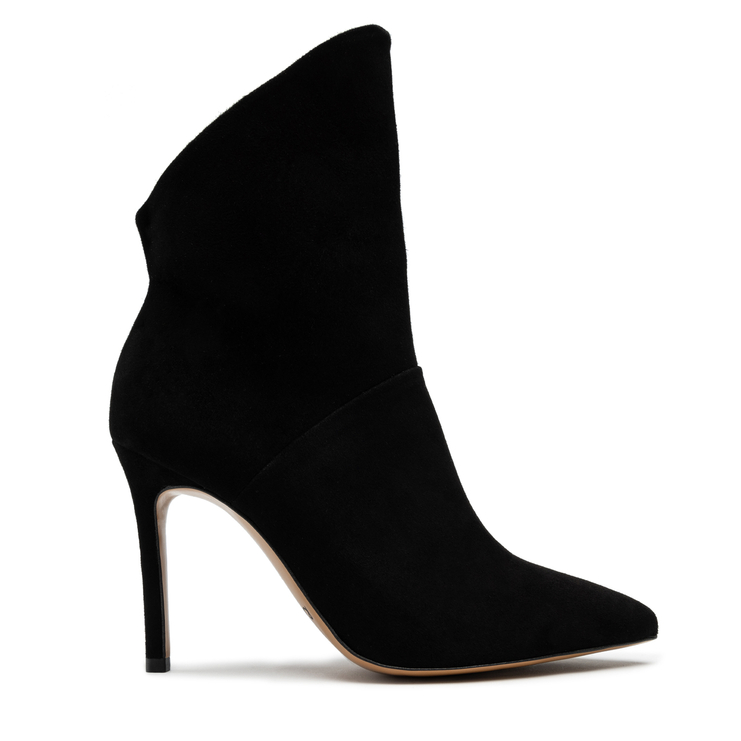 Botki R.Polański 1617 - Czarny Zamsz