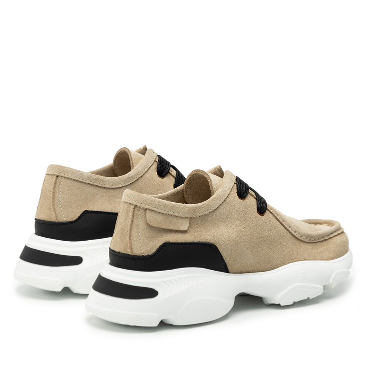 Sneakersy R.Polański 2106 - Beżowy Zamsz