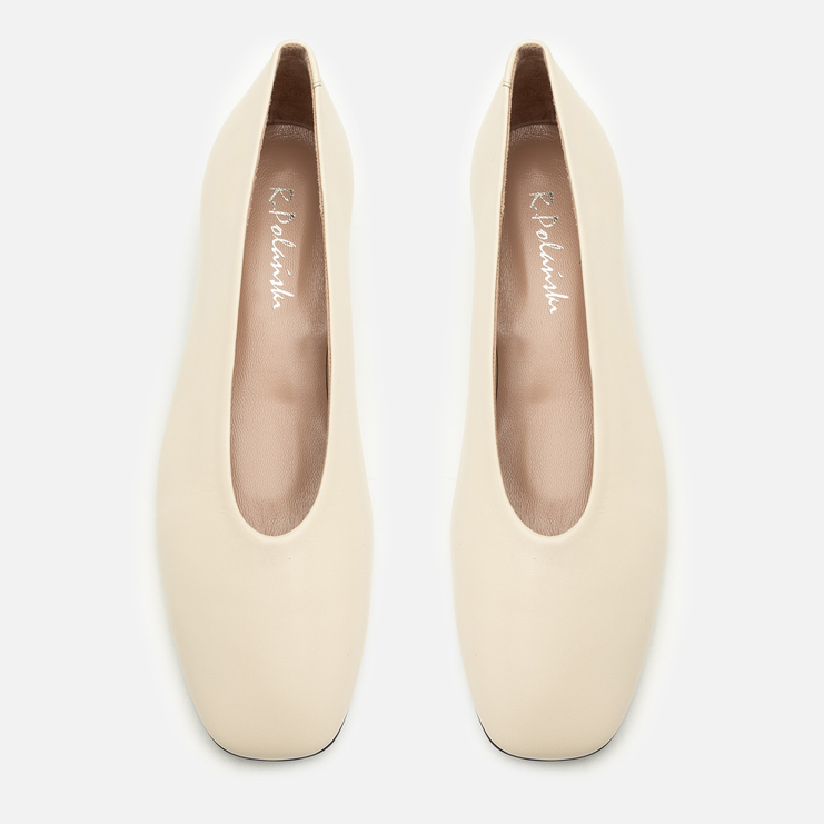 Czółenka R.Polański 2133 - Beżowy Lico