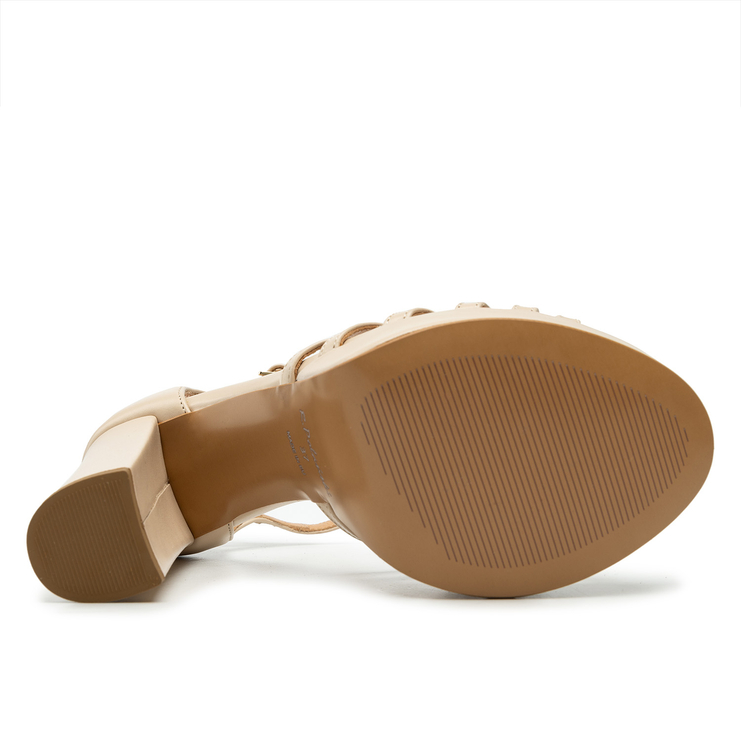 Sandały R.Polański 1667 - Beżowy Lico