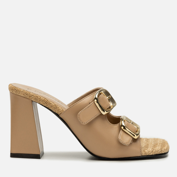 Klapki R.Polański 2171 - Camel Lico