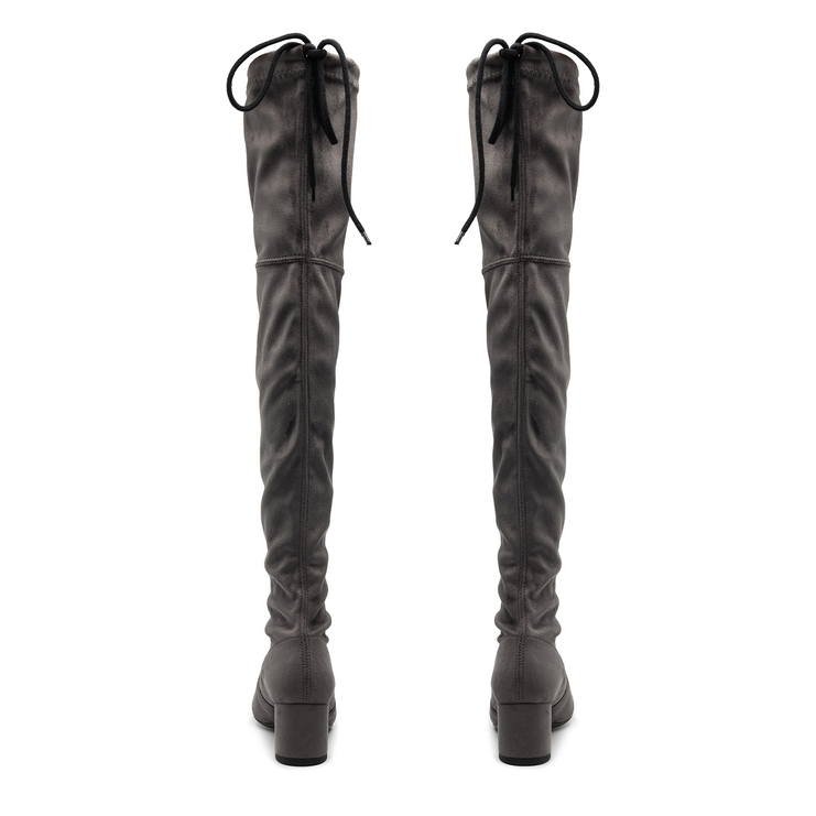 Muszkieterki R.Polański 802 - Grafit Zamsz