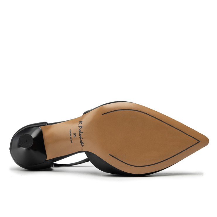 Sandały R.Polański 1720 - Czarny Lico