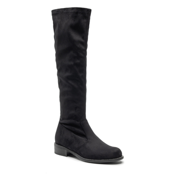 Kozaki R.Polański 1622/K - Czarny Zamsz