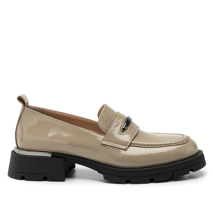 Półbuty R.Polański 2080 - Cappuccino Naplak