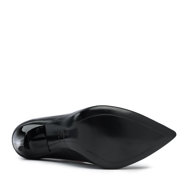 Czółenka A001 - Czarny Lico