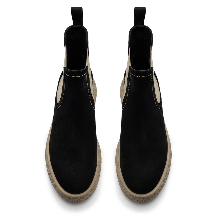 Botki R.Polański 1541 - Czarny Nubuk