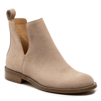 Botki R.Polański 1685 - Beżowy 659 Zamsz