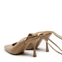 Sandały R.Polański 1421 - Camel Lico