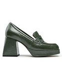 Półbuty R.Polański 1492 - Zielony Naplak