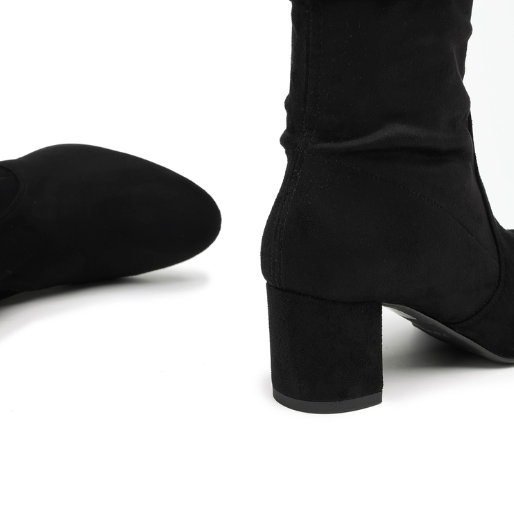 Muszkieterki 802 - Czarny Zamsz