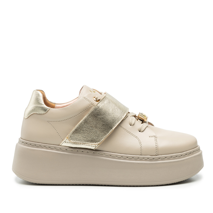 Sneakersy R.Polański 1935 - Beżowy Lico