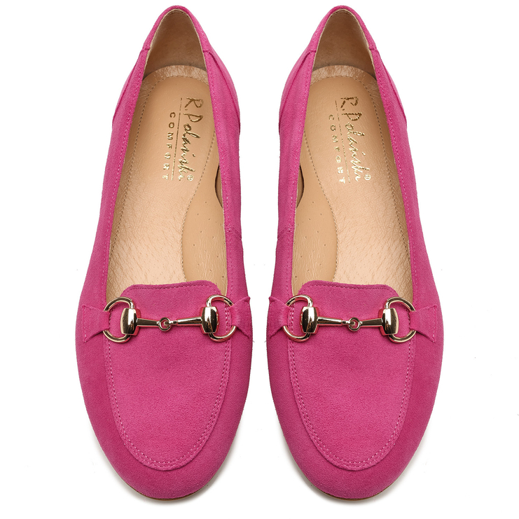 Baleriny R.Polański 1138 - Magnolia Zamsz