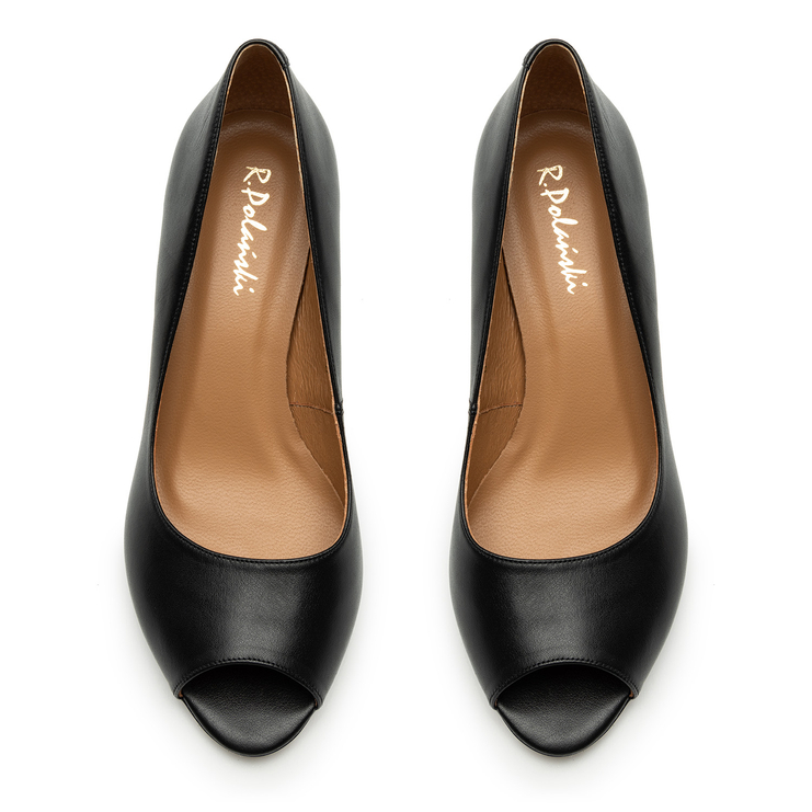 Czółenka R.Polański 1140 - Czarny Lico