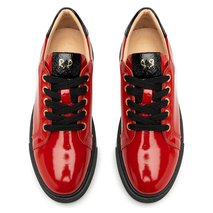 Sneakersy R.Polański 2096 - Czerwony Naplak