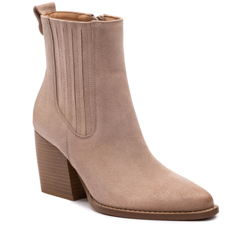 Sztyblety R.Polański 1334 - Beżowy 659 Zamsz