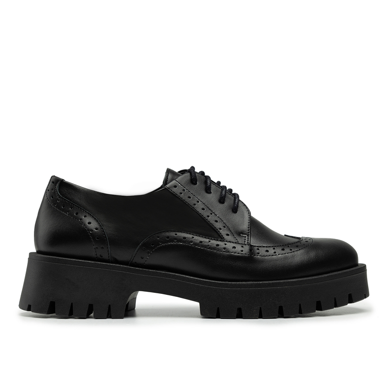 Oxfordy R.Polański 1627 - Czarny Lico