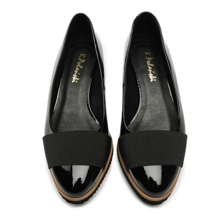 Półbuty R.Polański 1161 - Czarny Lakier